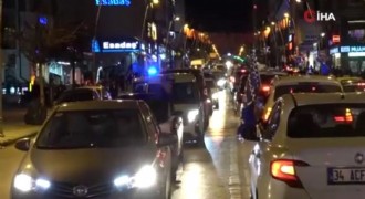 Erzurum caddeleri şenlik alanına döndü